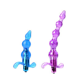 TPE Beads Anal Sex Toys Vibrator Soft Prostate Massage 1 Speed Vibration