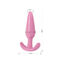 Waterproof Anal Sex Toys Prostate Massager Silicone TPE Material Pink / Purple