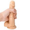 Hands Free Play Realistic Flesh Dildos Feels Like Skin 7.3 Inch With Suction Cup
