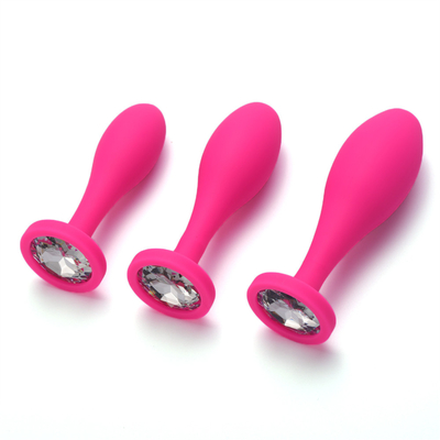 Drop Shipping Silicone Anal Sex Toys Water Drop Design Black Anal Massager Butt Plug Anal Plug Set