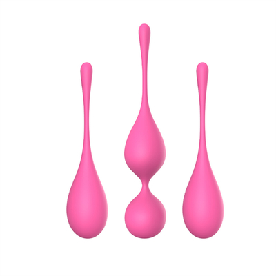 Soft silicone Pelvic floor exerciser kegel balls vaginal tightening Weights kegel exerciser silicone kegel balls