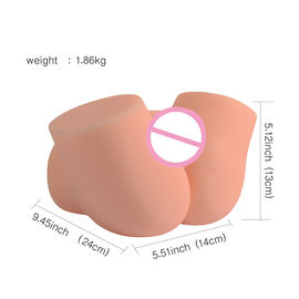 Compact Realistic Male Masturbator Artificial Ass Dolls Vagina Anus Channel