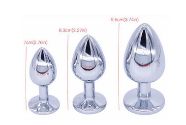 Female Cute But Plugs Aluminium Alloy Plug Butt Sex Massager Non Vibration