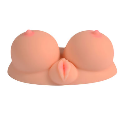 Silicone Big Breast 3D Sex Doll Vagina Anal Double Channels Young For Men