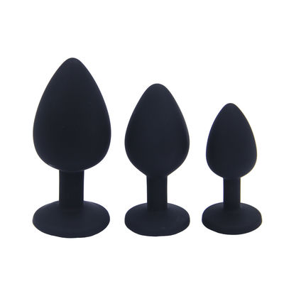 Couple Gay Anal Sex Toys Removable Jewel Decoration Butt Plug Prostate Massager