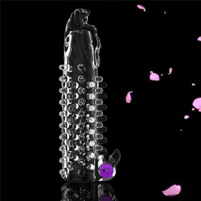 Medical TPE Penis Extender Sleeve Male Safe Rubber Sex Toy For Man Women