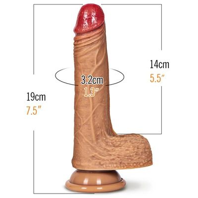 RD-04 Realistic Dildo Sex Toy G spot Anal Dildo Vibrator Cock Vibe Handsfree Suction Cup