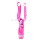 High Quality Soft Silicone Female Vibrator With Two Function For Both Vagina And Anal