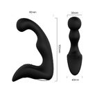 PM-02 Soft Masturbation Sex Toys Anal Vibrator Silicone 12 Modes Mens Pleasure Toys