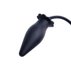 Inflatable Anal Plug With Pump Anal Dilator Massager Expandable Butt Plug