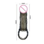 Sex Product Penis Extender Sleeve Vibrator Cock Ring Silicone For Sex Condoms