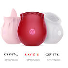 GSV-47 OEM Rechargeable Female Vibrator Sex Toy Hot Rose Shape Clit Cucker Sucking Toys