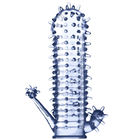 Clear Crystal Penis Extender Sleeve Male Enhancement Sleeve Waterproof