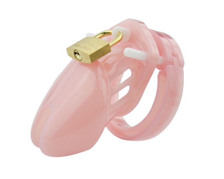 70mm Plastic Chastity O Ring Vibrator Alternative Toys Transparent Black Flesh