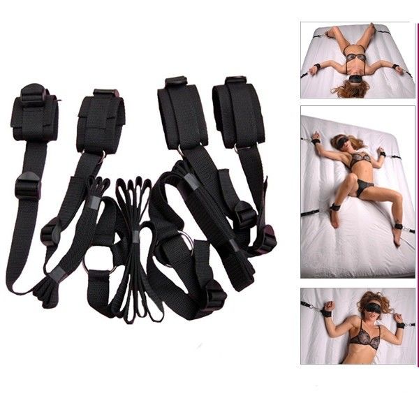 Funny Female Bed Restraint Sex Toys Sexy Role Play Costumes For Lover