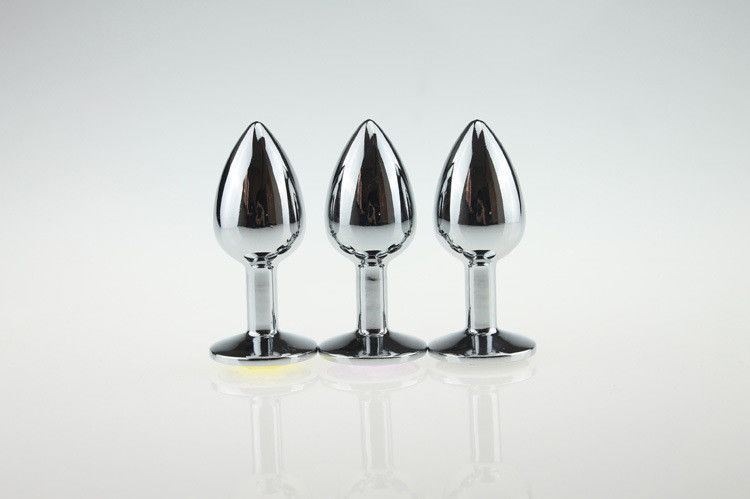 Crystal Anal Butt Toys Anul Plug Toy Colorful Metal Anal Sex Toy For Gift