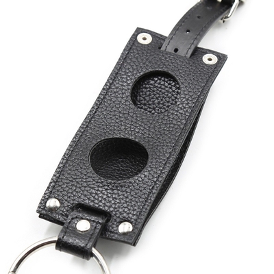 3 Size Black Strapless Strap On Dildo Harness For Women Men Leather