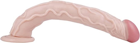 15 Inch Lifelike Flexible Thick Realistic Huge Monster Dildo With Strong Suction Cup