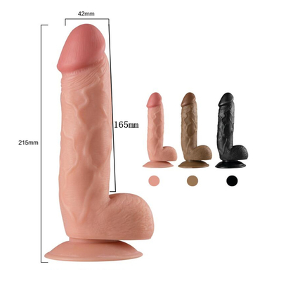 Strong Suction Cup Realistic Deep Throat Training Dildo G Spot For Women