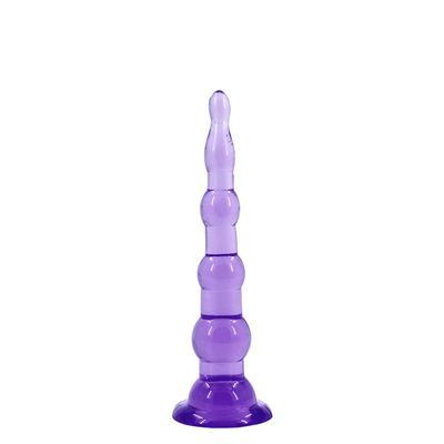 6 Beads And 7 Beads Anal Butt Plug , Prostage Massager Dildo Anal Trainer Toy