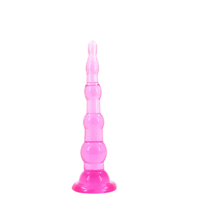 6 Beads And 7 Beads Anal Butt Plug , Prostage Massager Dildo Anal Trainer Toy