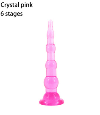 6 Beads And 7 Beads Anal Butt Plug , Prostage Massager Dildo Anal Trainer Toy