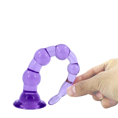 6 Beads And 7 Beads Anal Butt Plug , Prostage Massager Dildo Anal Trainer Toy