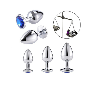 Aluminum Alloy Anal Plug Various Colors Metal Gay Sex Toys Waterproof