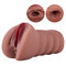 2 in 1 Male Masturbator Sex Toy for Men Lifelike Pocket Pussy with 3D Realistic Vagina and Tight Anal Sex Stroker