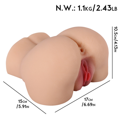 Soft Adult 1.2KG Male Masturbator for Man Sex doll for men Pocket Pussy Sex Toys for men with Vagina Anal xxxx girl vide