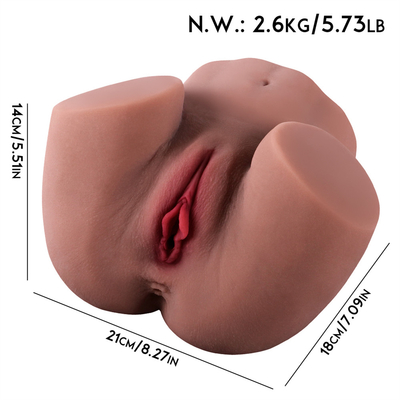 3 in 1 Male Masturbator Pocket Pussy Mouth silicone mature fat Textured Vagina Tight Anal for man Sex Pussy Toys sex dol