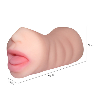 Realistic Dual Open Pocket Pussy Mouth Vagina Adult Sex Toys Man Adult Sex Masturbation Device For Men