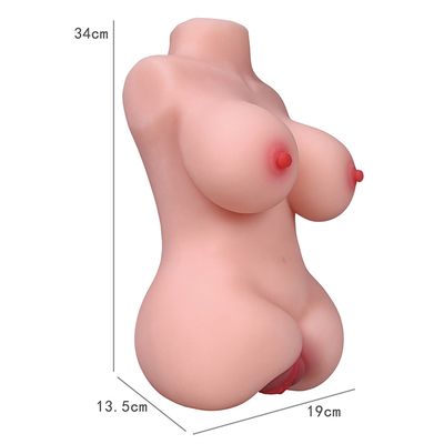 Real Skin Half Body Soft Pussy Ass For Male Big Torso Buttock Masturbation Huge Ass Toy Big Torso Boobs Sex Vagina for M