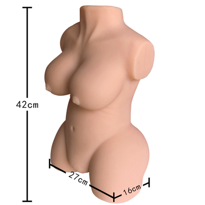 Real Lifelike Silicone Toy Hot Selling Half Body Big Breast Ass Vagina Masturbation for Men Male