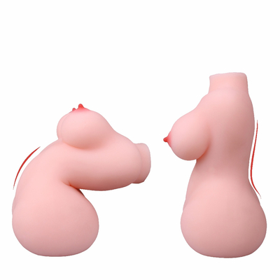 Factory Price Fat Butt TPR Male Masturbation Sex Toys Masturbator 2 In 1 Realistic Vagina Anal Artificial Toy