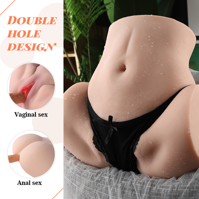 Half-Body Sex Doll Japanese Sexualism Realistic Vagina Men's Meat Color Sex Doll Pocket Pussy for Men