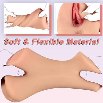 Adult Shop Wholesale Artificial Pocket Pussy Sex Toy Massager Vagina Anal Toys for Men Silicone Male Masturbation Aircra