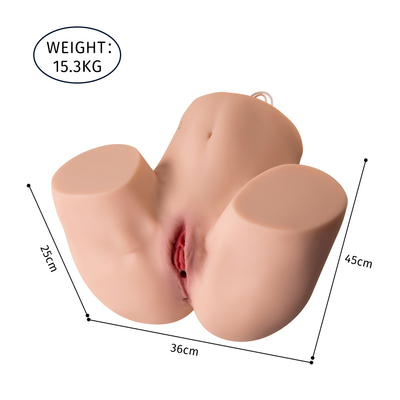 Silicone Rubber Big Ass Adult Sex Toy Vagina Anal Masturbator Male Sex Toys for Men Man With 3 Frequencies Vibration