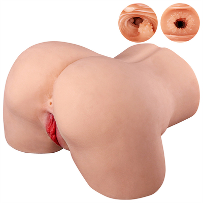 Male Masturbator Artificial Woman Butt Vagina Pussy Ass Two Holes Sex Toys for Men