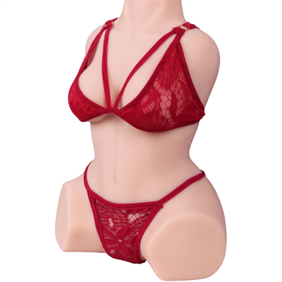 Manufacturer Supply Best Sale Realistic Soft Stretchy Pussy Sex Toy Silicone Ass Torso