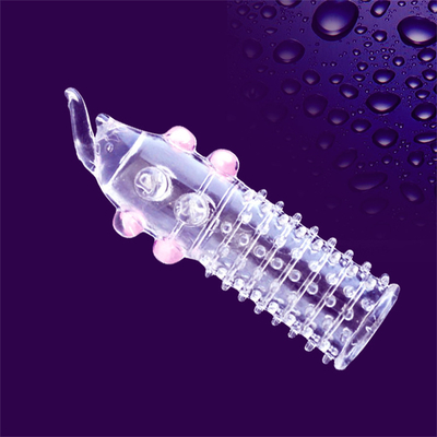 Sex Toys TPE Penis Extender Sleeve Medical OEM RoHS For Man