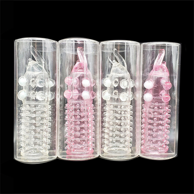 Sex Toys TPE Penis Extender Sleeve Medical OEM RoHS For Man