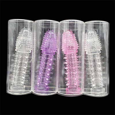 Sex Toys TPE Penis Extender Sleeve Medical OEM RoHS For Man