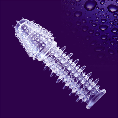 Sex Toys TPE Penis Extender Sleeve Medical OEM RoHS For Man