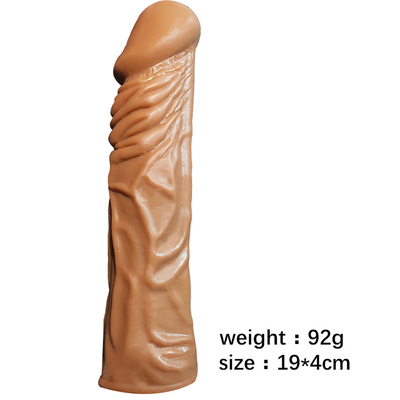 Silicone Condom Penis Sleeve Rubber Men Condoms Penis Sleeve Dildo Extender