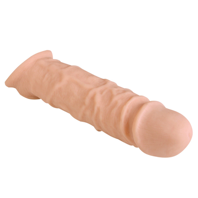 Sex Toys Soft Penis Extension Sleeve 40 * 200mm For Men