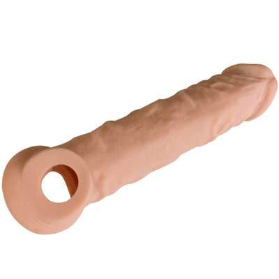 Sex Toys Soft Penis Extension Sleeve 40 * 200mm For Men