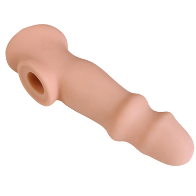 Sex Toys Soft Penis Extension Sleeve 40 * 200mm For Men