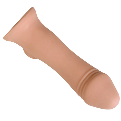 Sex Toys Soft Penis Extension Sleeve 40 * 200mm For Men