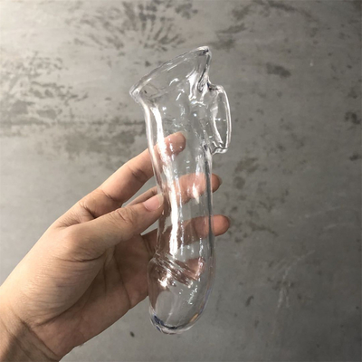 Elasticity Crystal Clear TPE Soft Penis Sleeve For Men Penis Extender Sex Toy